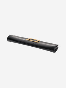 Roger Vivier Black patent leather clutch