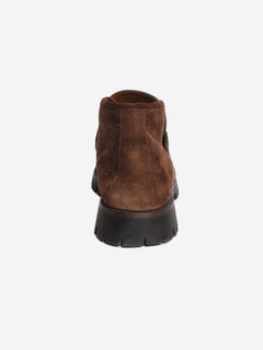 Brown Horsebit suede ankle boots - size EU 40 (UK 7) Boots Gucci 