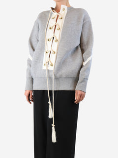 Grey marled sweatshirt - size M Tops Sacai 