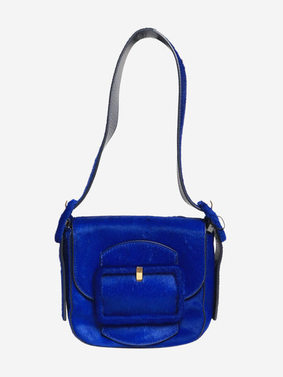 Cobalt blue calf hair shoulder bag Shoulder bags Tory Burch 