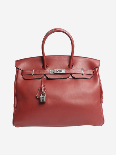 Burgundy 2010 Birkin 35 bag Top Handle Bags Hermes 