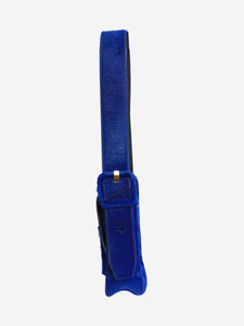 Tory Burch Cobalt blue calf hair shoulder bag