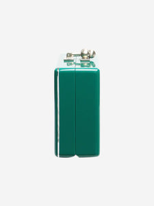 Edie Parker Green kale clutch