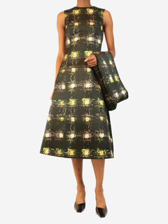 Dark green Genzianella dress and cape set - size UK 8 Sets Emilia Wickstead 