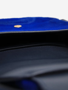 Tory Burch Cobalt blue calf hair shoulder bag