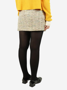 Veronica Beard Veronica Beard Multicoloured tweed mini skirt - size UK 10