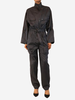 Navy Florine belted jumpsuit - size UK 8 Jumpsuits Isabel Marant 