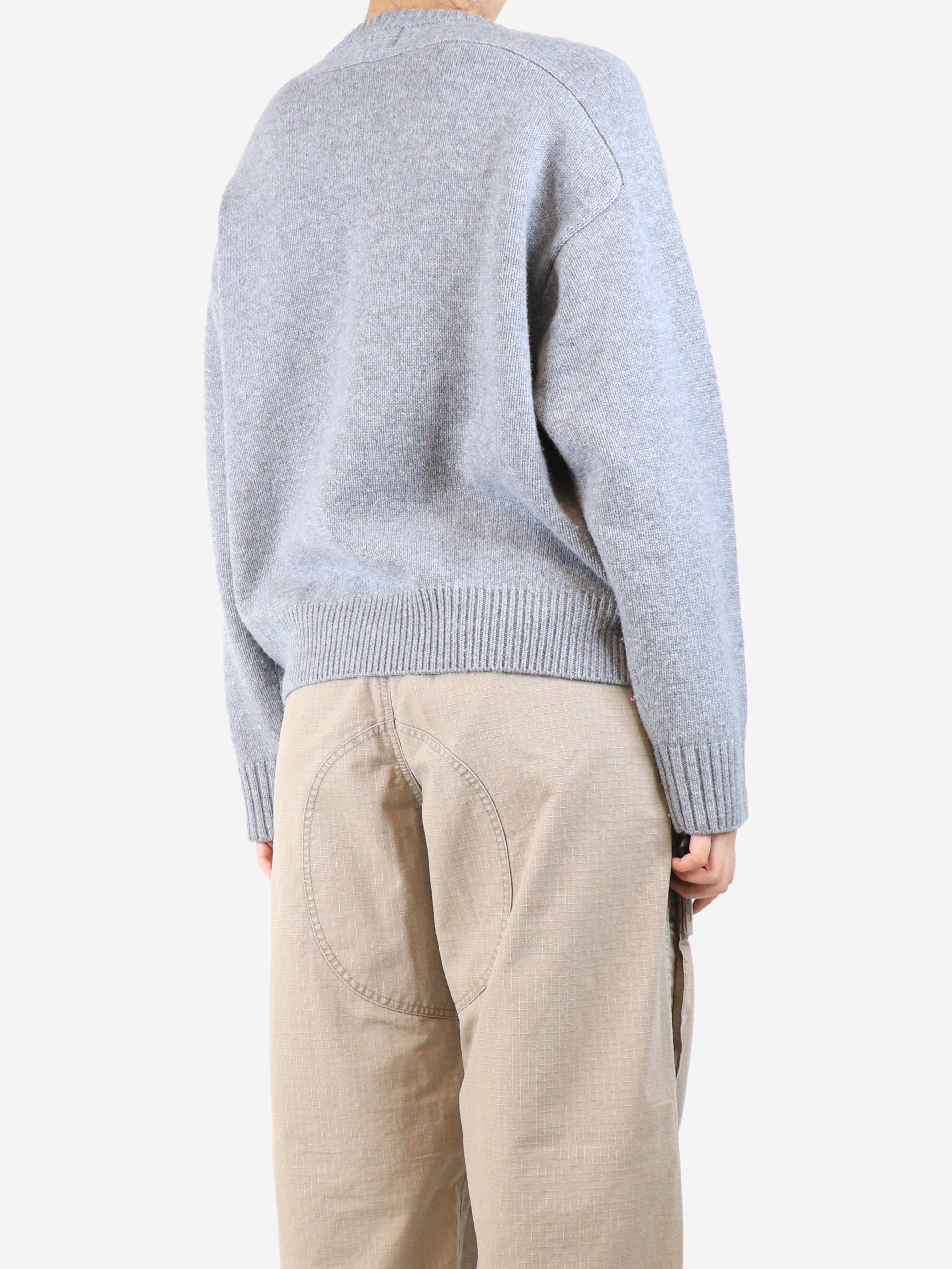 Grey Aidar cardigan - size M Knitwear Loulou Studio 