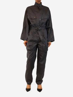 Navy Florine belted jumpsuit - size UK 8 Jumpsuits Isabel Marant 