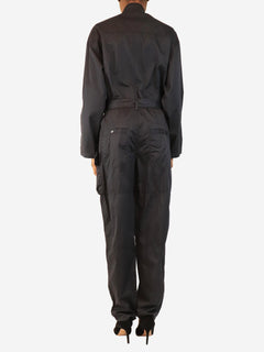 Navy Florine belted jumpsuit - size UK 8 Jumpsuits Isabel Marant 