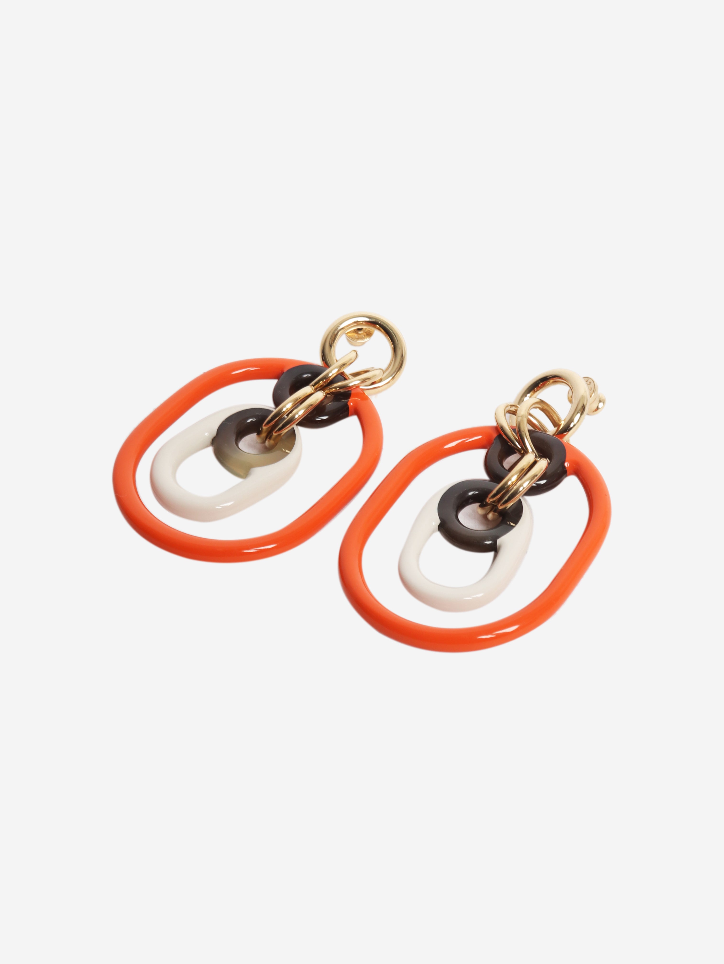 Orange Eurydice earrings