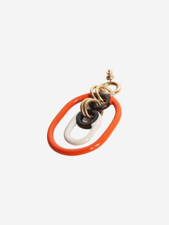 Orange Eurydice earrings