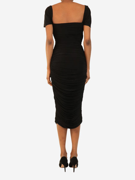 Black ruched Walter dress - size S alternate image