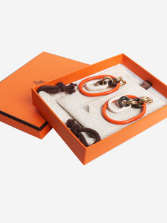 Orange Eurydice earrings