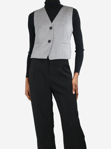 Helmut Lang Grey waistcoat - size UK 4