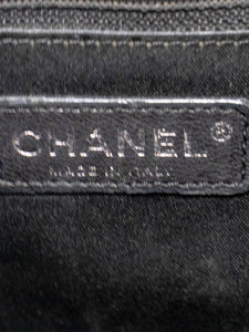 Chanel Black 2010 caviar leather GST tote bag