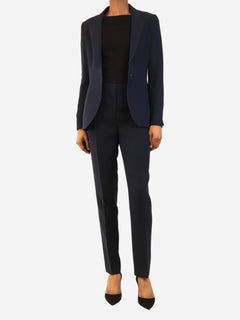 Navy two piece blazer and trousers set - size UK 8 Sets Christian Dior 