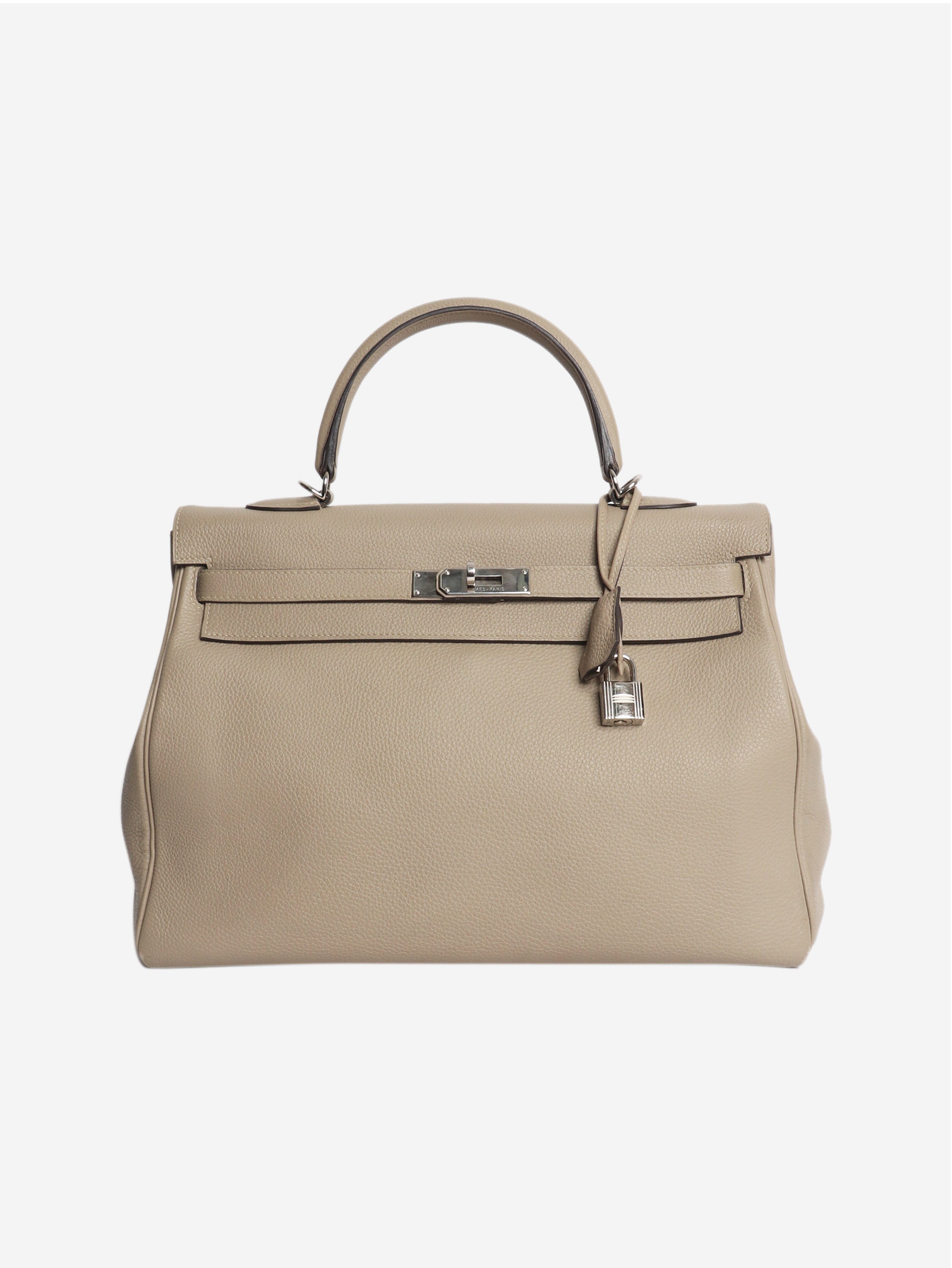 Etoupe 2015 Kelly 35 Retourne bag Top Handle Bags Hermes 