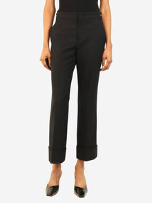 Black Horsebit tailored trousers - size UK 6 Trousers Gucci 
