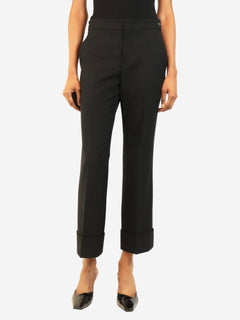 Black Horsebit tailored trousers - size UK 6 Trousers Gucci 