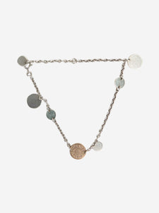 Hermes Silver 18k gold-plated chain-link bracelet
