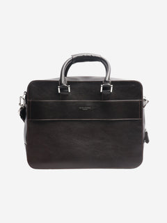 Dark brown leather briefcase Luggage & Travel Bags Aspinal of London 