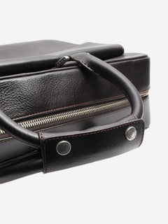 Dark brown leather briefcase Luggage & Travel Bags Aspinal of London 