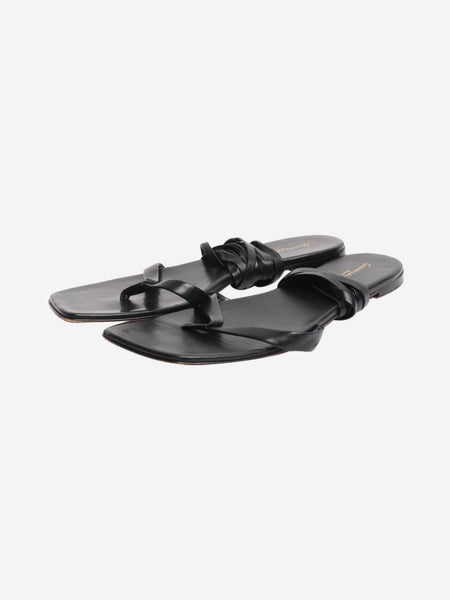 Black wrap sandals - size EU 39.5 (UK 6.5) alternate image