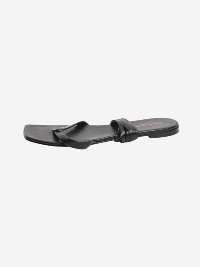 Black wrap sandals - size EU 39.5 (UK 6.5) Flat Sandals Gianvito Rossi 