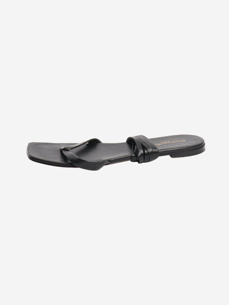 Black wrap sandals - size EU 39.5 (UK 6.5) product image