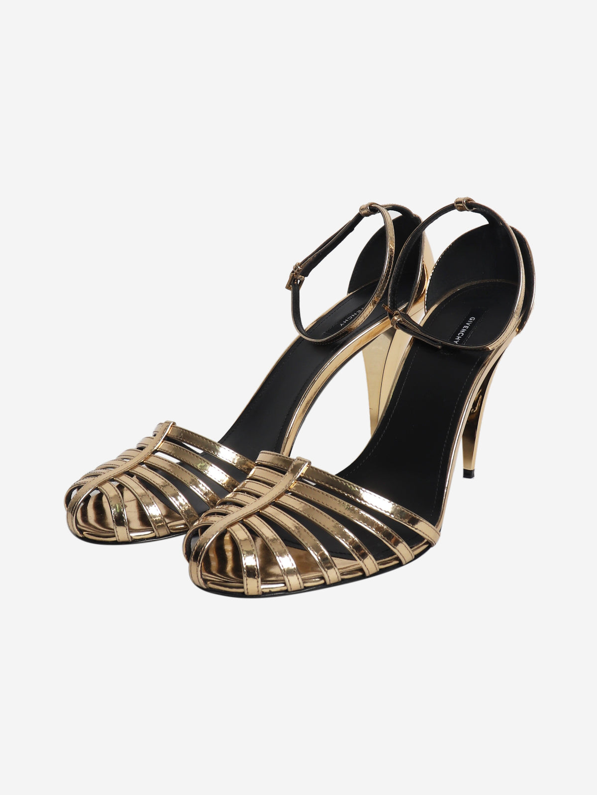 Gold strappy sandal heels - size EU 41 (UK 8) Heels Givenchy 