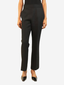 Black straight-leg trousers - size UK 8 Trousers Gucci 