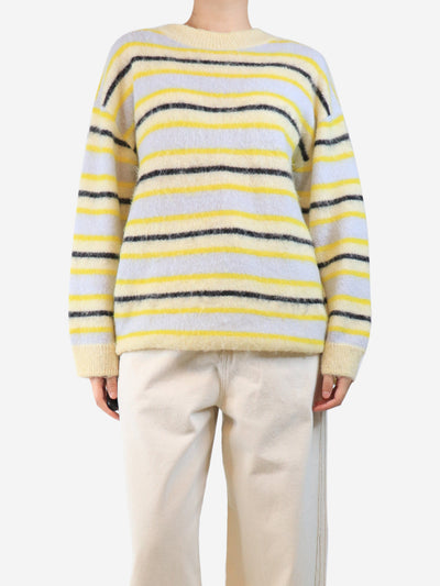 Yellow stripe knit jumper - size S Knitwear Acne Studios 