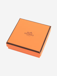 Hermes Silver 18k gold-plated chain-link bracelet