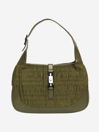 Green pleated Jackie bag Shoulder bags Gucci 