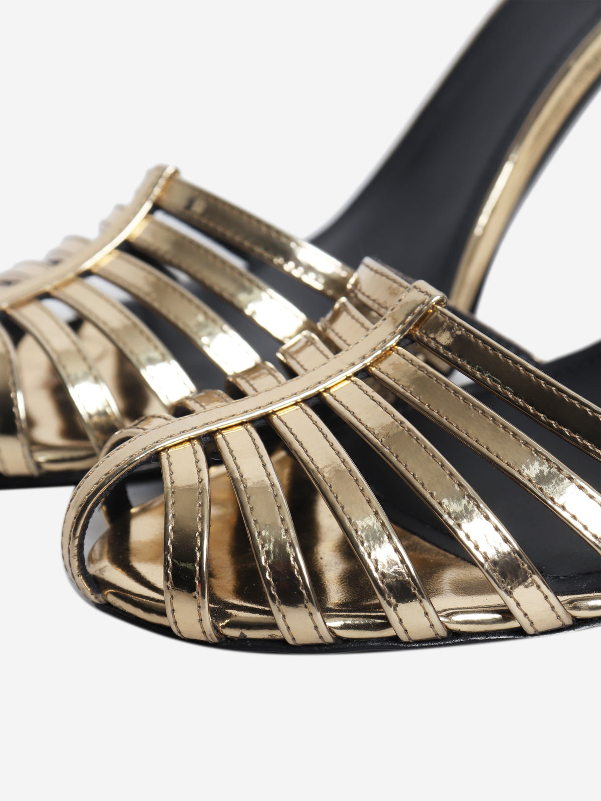 Gold strappy sandal heels - size EU 41 (UK 8) Heels Givenchy 