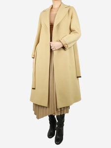 Louis Vuitton Camel wool coat - size UK 8