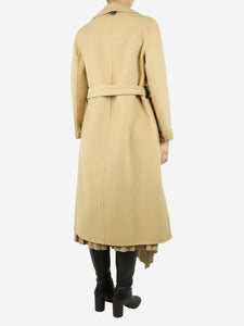 Louis Vuitton Camel wool coat - size UK 8