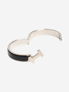 Hermes Matte black Clic H bracelet