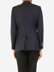 Navy double-breasted jacket - size UK 6 Coats & Jackets Celine 