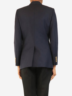 Navy double-breasted jacket - size UK 6 Coats & Jackets Celine 