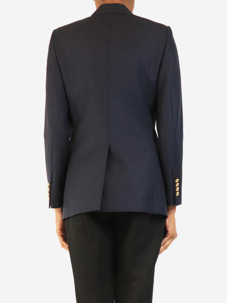 Navy double-breasted jacket - size UK 6 alternate image