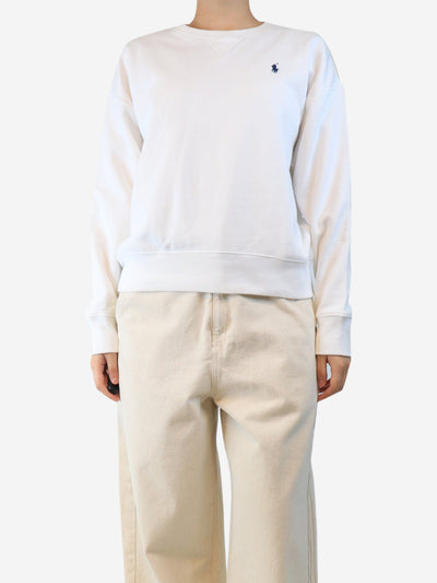 White crewneck sweatshirt - size L Tops Polo Ralph Lauren 