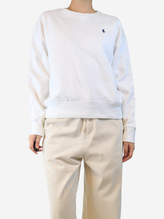 White crewneck sweatshirt - size L Tops Polo Ralph Lauren 