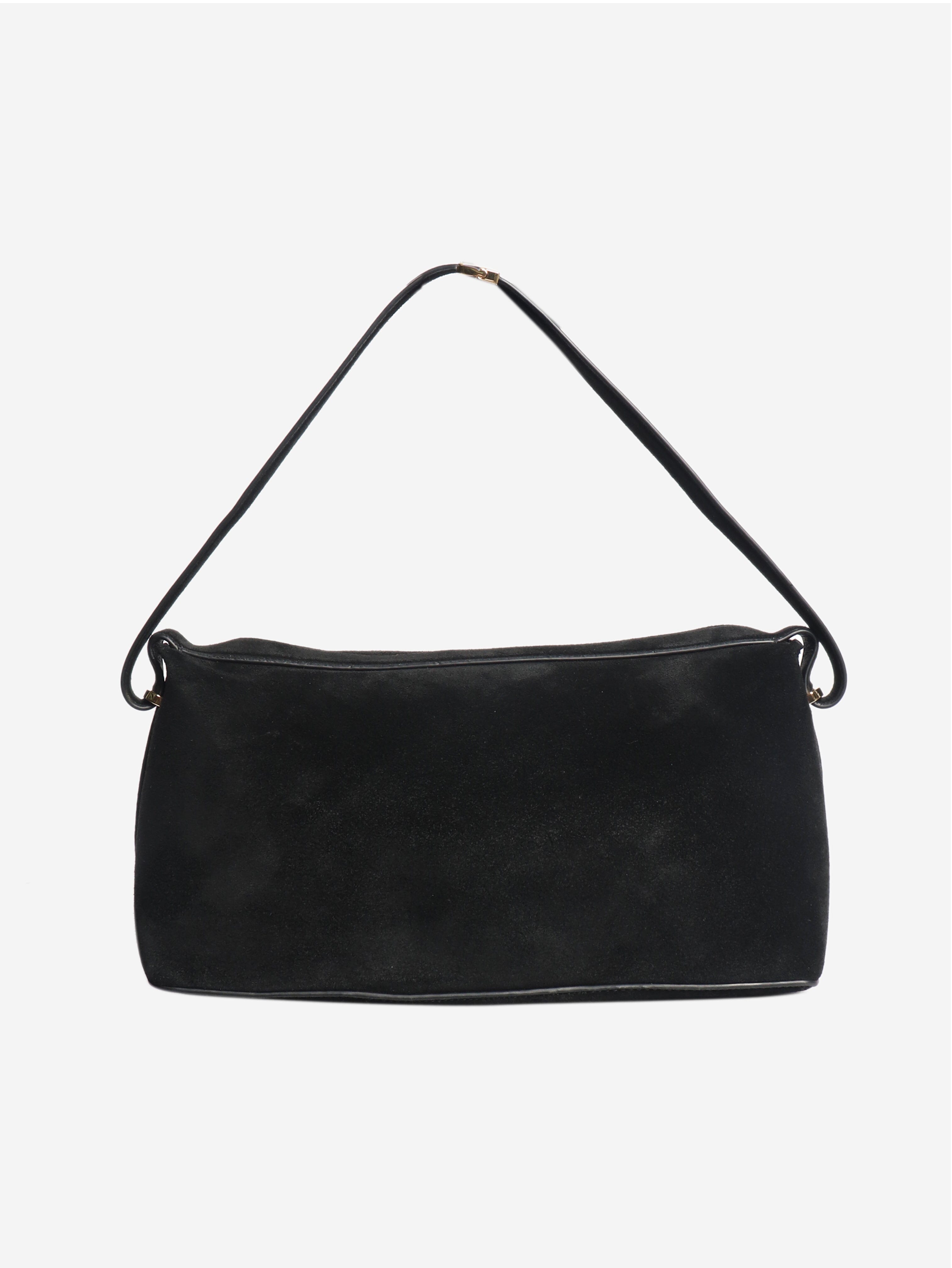 Black suede top handle bag Top Handle Bags Toteme 