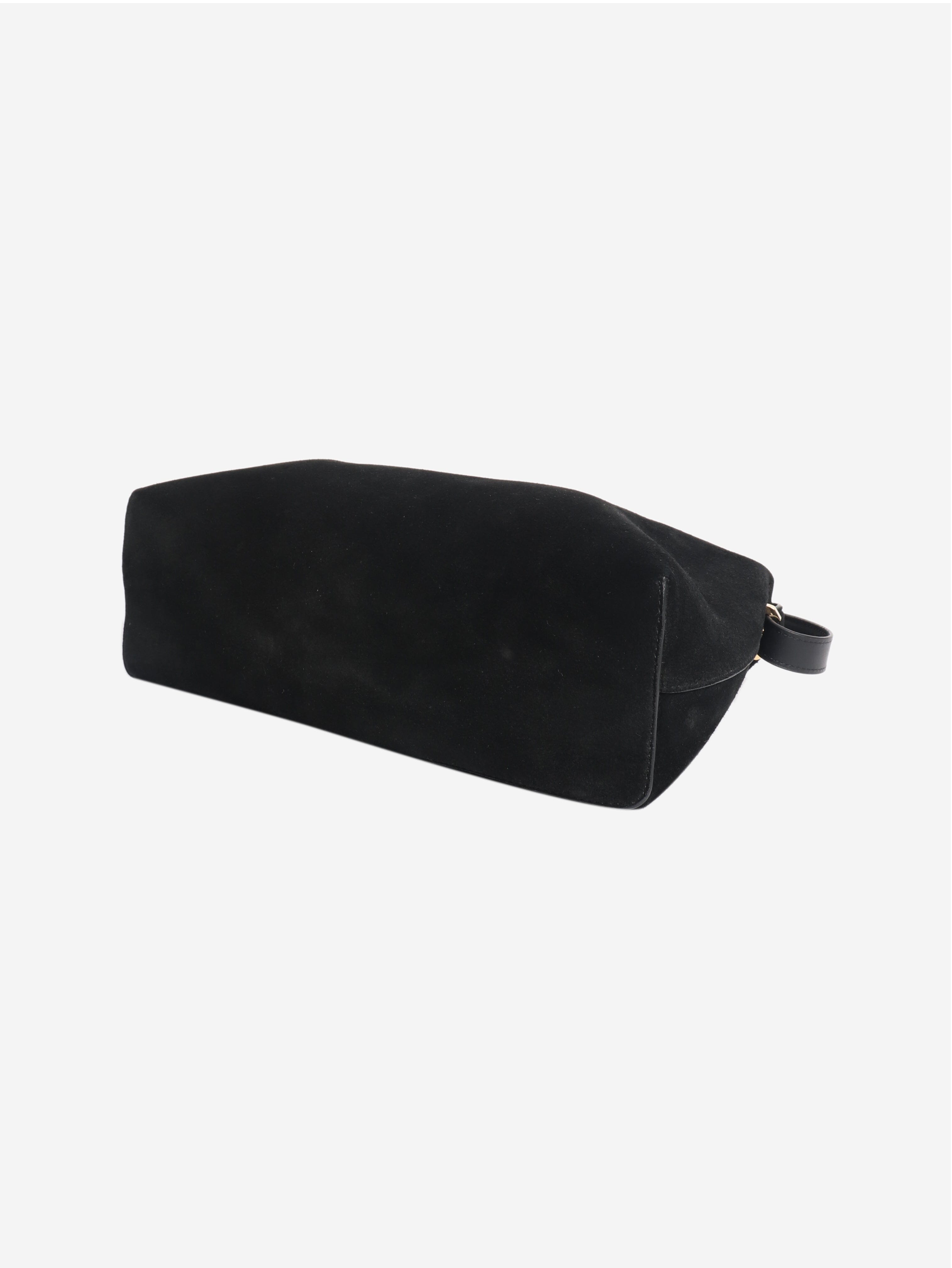 Black suede top handle bag Top Handle Bags Toteme 