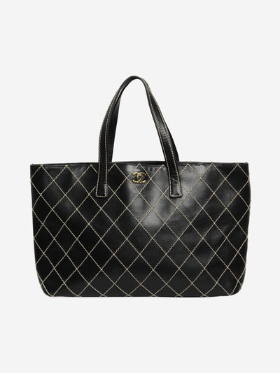 Black vintage 2002 lambskin Wild Stitch tote bag Tote Bags Chanel 