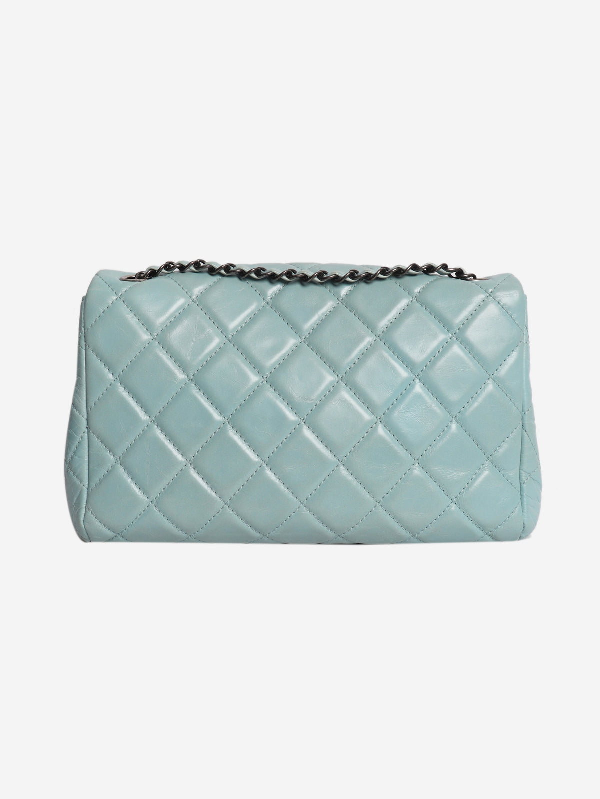 Duck egg 2014 lambskin quilted Coco Soft Flap bag Shoulder bags Chanel 