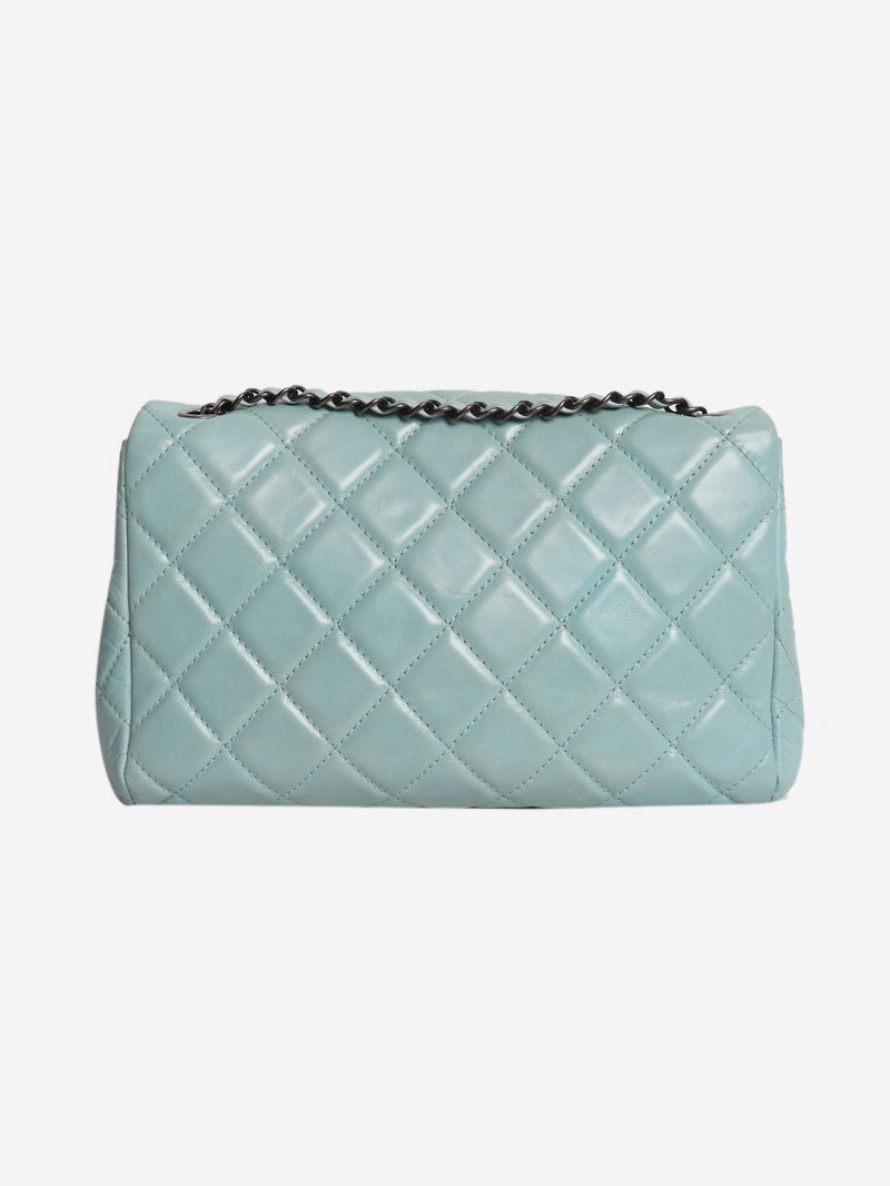 Duck egg 2014 lambskin quilted Coco Soft Flap bag Shoulder bags Chanel 