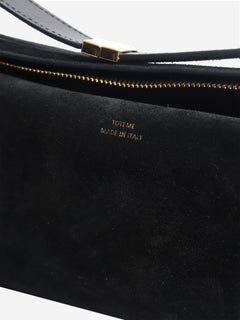 Black suede top handle bag Top Handle Bags Toteme 